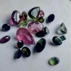 1ct oval multicolored tourmaline