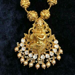 916 Gold Handmade Krishna Pendant