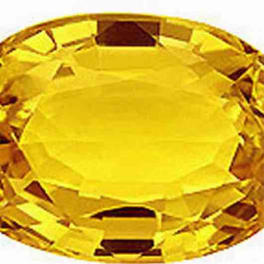 60ct oval yellow yellow-sapphire-pukhraj