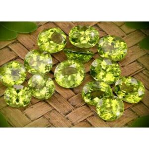 0.50ct round green peridot
