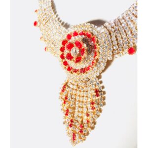 Stylish Bridal Diamond Necklace Set