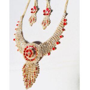 Stylish Bridal Diamond Necklace Set