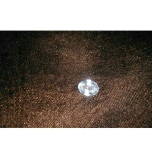 1.263ct oval white sapphire