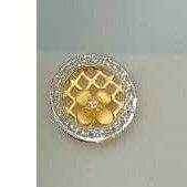 18KT Rose Gold Flower Pendant Set