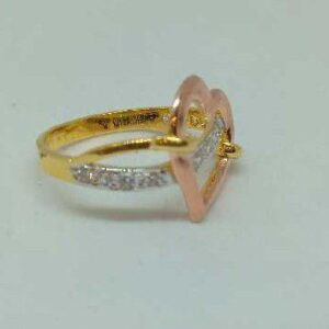 18KT Rose Gold Designer Ladies Ring