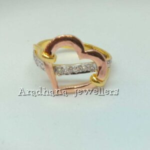 18KT Rose Gold Designer Ladies Ring