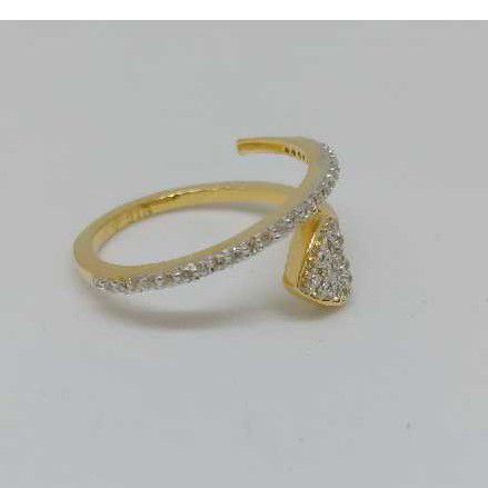 18KT Rose Gold Heart Shape Ladies Ring - Image 3