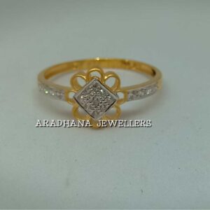 22KT Antique Gold Ladies Ring
