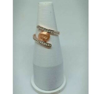 18KT Rose Gold Om Ladies Ring