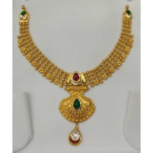 916 Kundan Jadtar Necklace