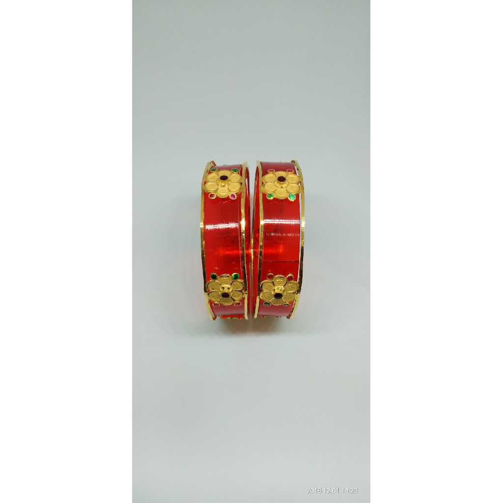 916 Gold Stylish Bangles For Ladies