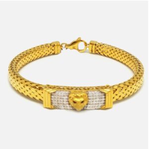 916 Gold Rajwadi Bracelet For Gents