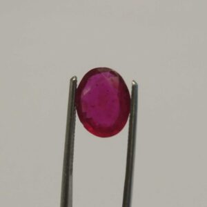 2.58ct oval red ruby-manek