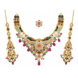 916 Gold  Bridal Necklace Set
