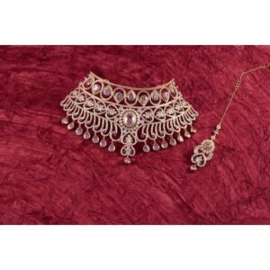 916 Gold  Bridal Necklace Set
