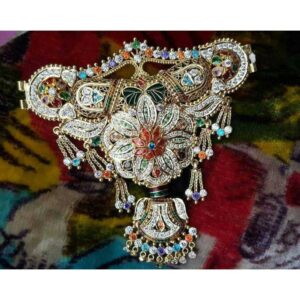 Gold Meenakari Ladies Pendant