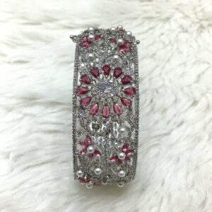 Silver Forming Fancy Diamond Bracelet