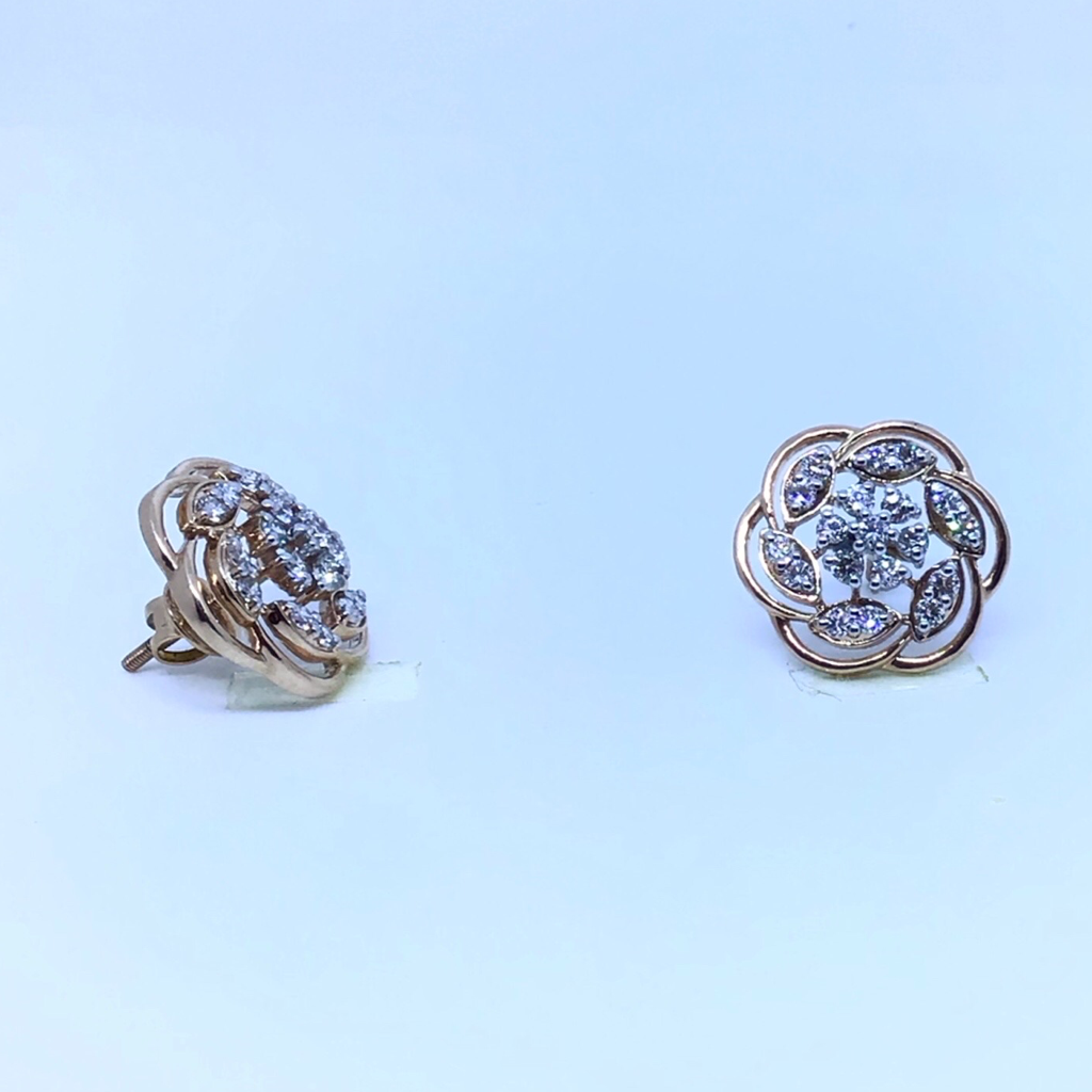 REAL DIAMOND FANCY EARRINGS