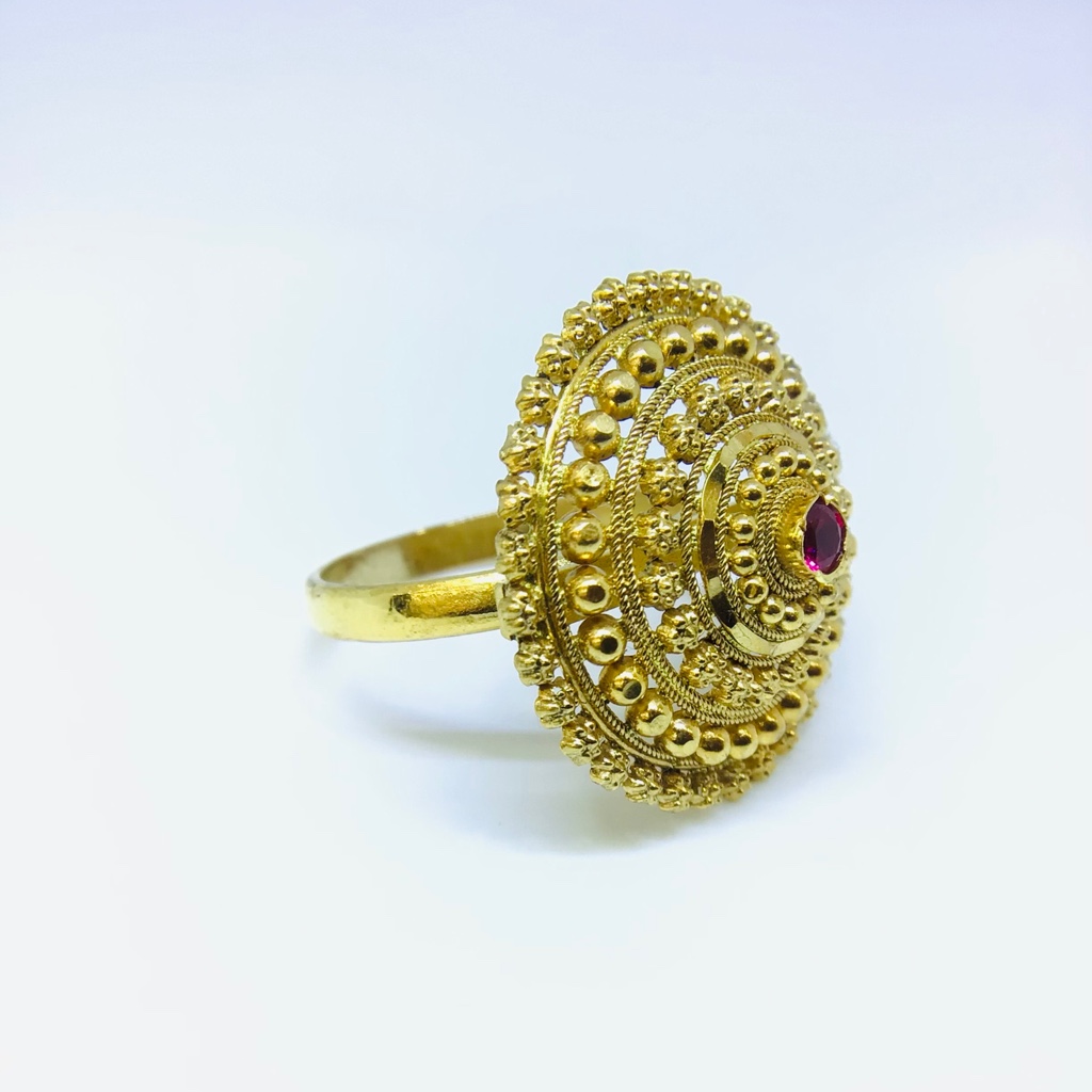 DESIGNING FANCY GOLD RING FOR LADIES - Image 3