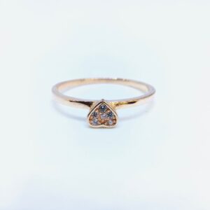 DESIGNING FANCY HEART 3 IN 1 STERLING SILVER RING