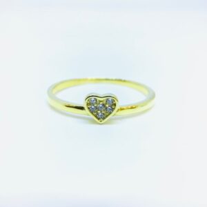DESIGNING FANCY HEART 3 IN 1 STERLING SILVER RING