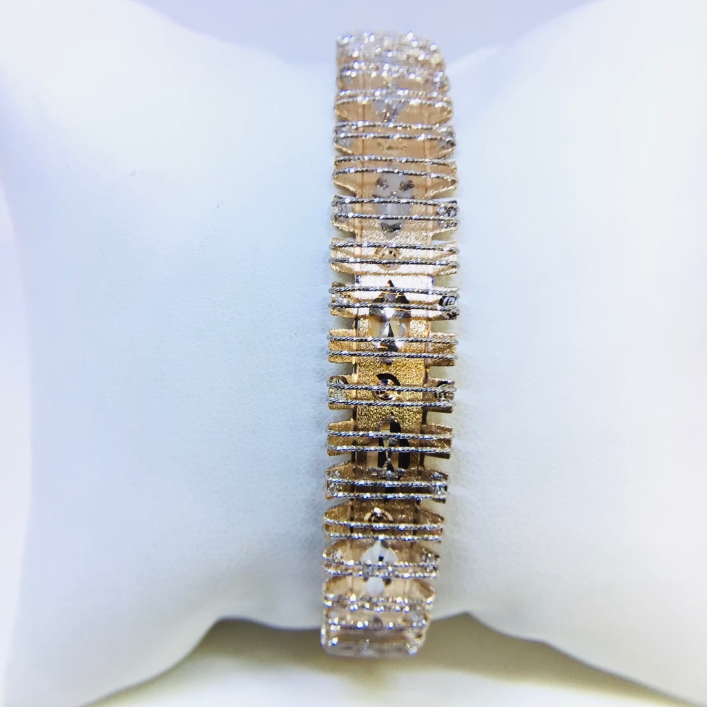 DESIGNING FANCY ROSE GOLD KADA BRACELET - Image 2