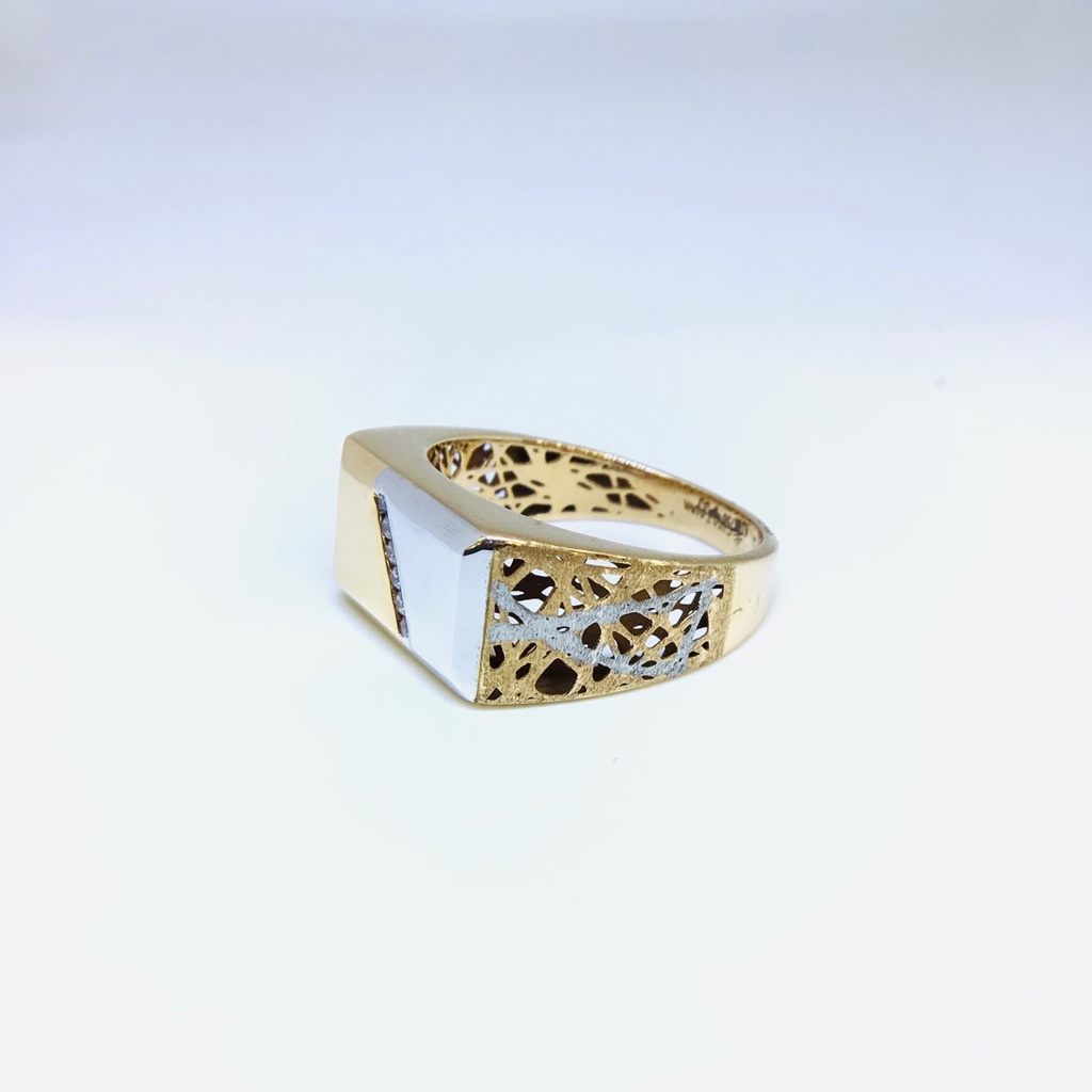 BRANDED FANCY ROSE GOLD RING - Image 3