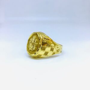 BRANDED FANCY GOLD RING