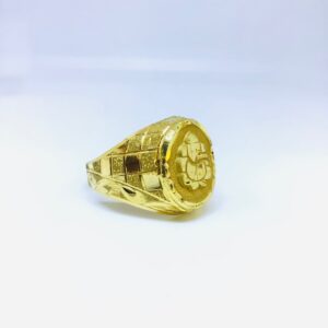 BRANDED FANCY GOLD RING