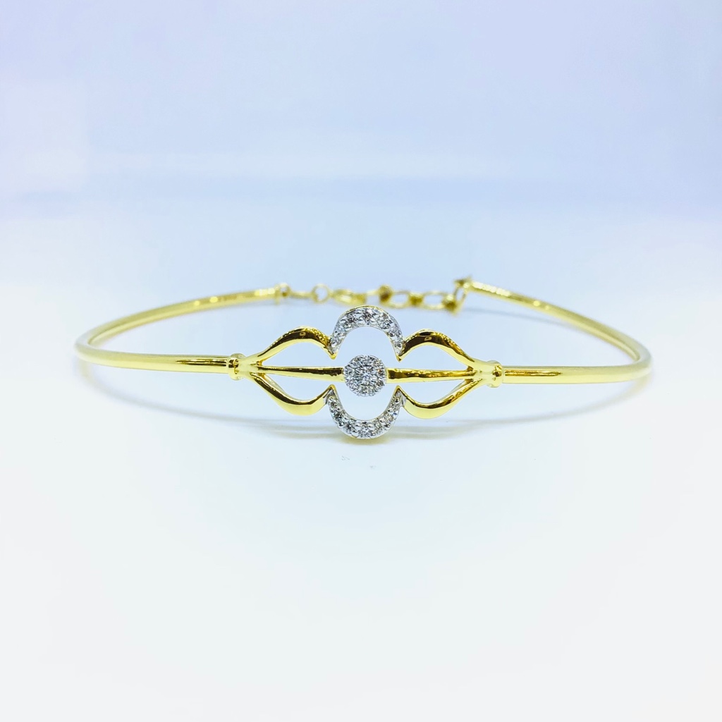 DESIGNING FANCY REAL DIAMOND KADA BRACELET