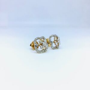 BRANDED FANCY REAL DIAMOND EARRINGS
