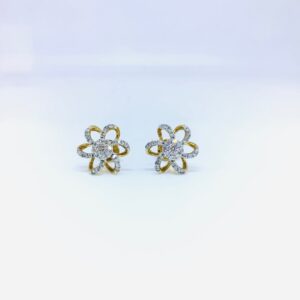 REAL DIAMOND FANCY EARRINGS FOR LADIES