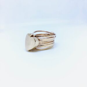 925 FANCY RING WITH BRACELET FEATURES