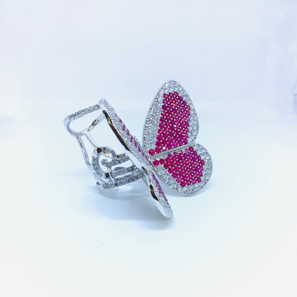 FANCY MOVING FLAXIBLE BUTTERFLY RING - Image 4