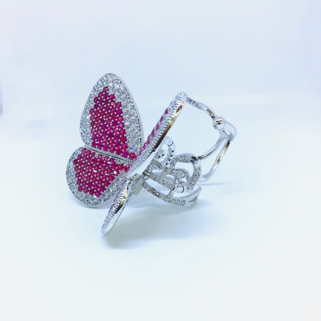 FANCY MOVING FLAXIBLE BUTTERFLY RING - Image 3