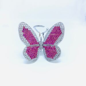 FANCY MOVING FLAXIBLE BUTTERFLY RING
