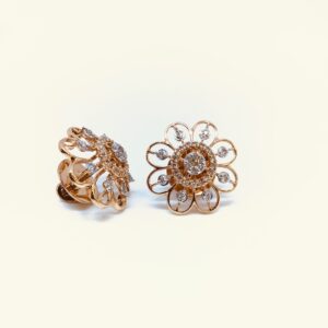 DESIGNING FANCY REAL DIAMOND EARRINGS