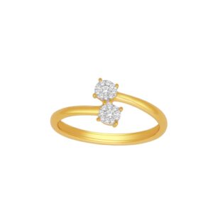 Fancy real diamond ladies ring
