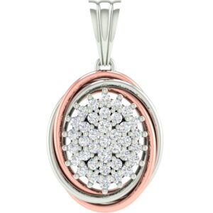 Fancy real diamond pendant