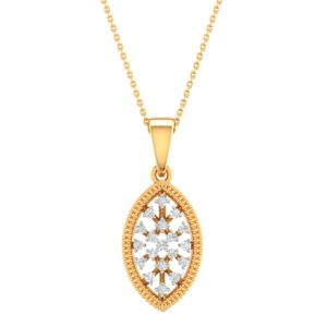 Fancy real diamond pendant