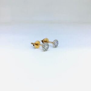 BRANDED FANCY REAL DIAMOND EARRINGS