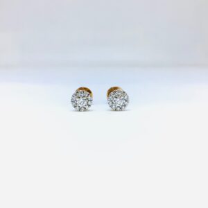 BRANDED FANCY REAL DIAMOND EARRINGS