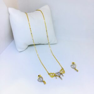 HEART DESIGNED FANCY GOLD SET