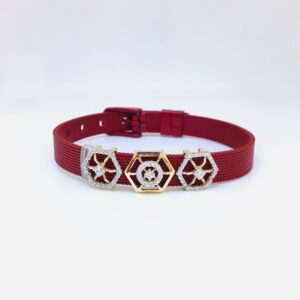 BRANDED FANCY ROSE GOLD BRACELET