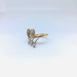 BRANDED FANCY ROSE GOLD BUTTERFLY RING