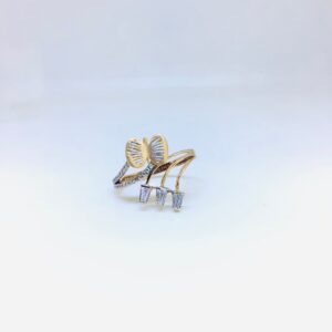 BRANDED FANCY ROSE GOLD BUTTERFLY RING