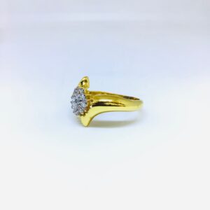 BRANDED FANCY GOLD HOLLOW RING