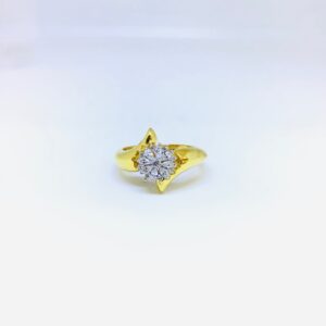 BRANDED FANCY GOLD HOLLOW RING