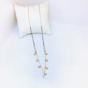 DESIGNING FANCY BUTTERFLY ROSE GOLD MANGALSUTRA