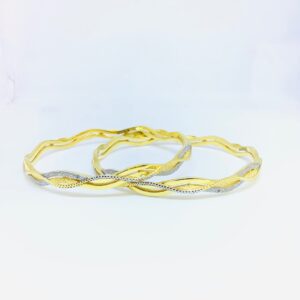 DESIGNED FANCY GOLD COPPER BANGLES